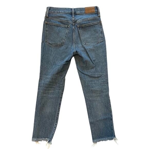 Madewell Perfect Vintage Jean Raw Hem High Waist 26 Petite Casual - Picture 3 of 7